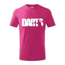 Darts - nápis so šípkarom