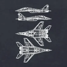 Mig 29 Fulcrum - obrys