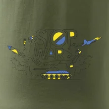 Stop war - Ukrajinské farby