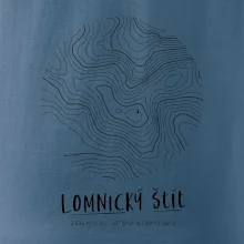 Lomnický štít - vrstevnice v kruhu