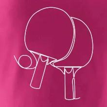 Rakety na stolný tenis jedným ťahom