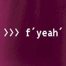 Python  f yeah