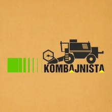 Kombajnista zelená a žltá