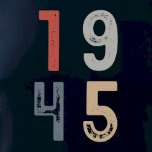 Vintage číslica 1945
