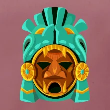 Mayová maska mätová