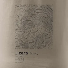 Jizera - vrstevnice v obdĺžniku