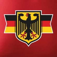 Nemecká orlica a vlajka Nemecká orlica a vlajka