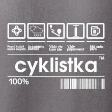 Čiarový kód - cyklista / cyklistka