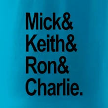 Mick Keith Ron Charlie