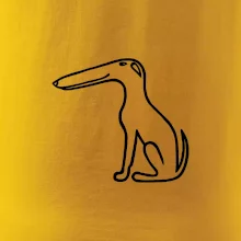 Barzoj obrys čierny