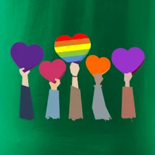 LGBT ruky srdce