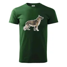 Nemecký ovčiak - hnedý kreslený