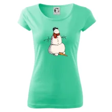 Snehuliak so spadnutým nosom