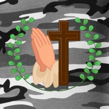 Veniec - kríž a modlenie