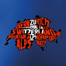 Mapy - názvy miest - Švajčiarsko Mapy - názvy miest - Švajčiarsko