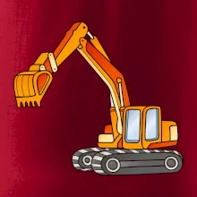 Bager bez nápisu oranžový