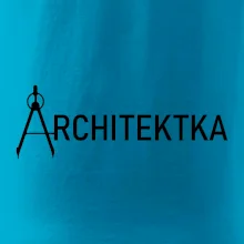 Architektka nápis