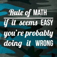 Rule of math