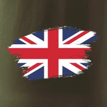 Britská vlajka roztrhaná