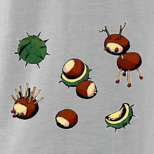 Gaštanové zvieratká - obdĺžnik