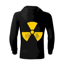 Rádioaktivita - silueta mesta