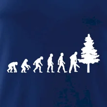 Evolúcia drevorubač - píla a strom