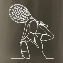 Tenistka jedným ťahom