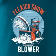Kick snow blower Kick snow blower