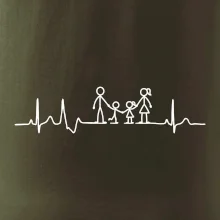 EKG rodina a dievča a chlapec