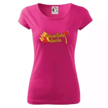 Hasičšské dievča oheň a sekera