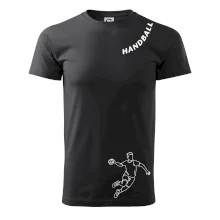 Handball nápis šikmo