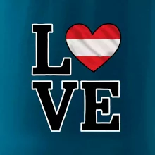 Love Rakúska vlajka