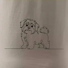 Havanský psík linka jedným ťahom