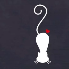 Zamilovaná mačka ležiaca