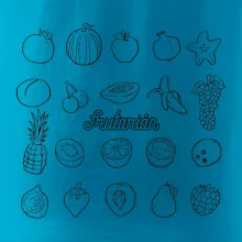 Frutarián ovocie vo štvorci