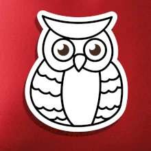 Sova kreslená na prsníku