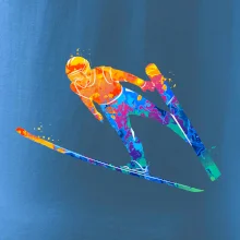 Skokan na lyžiach splash