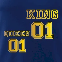 King - Queen - 01 dres - zlatá potlač