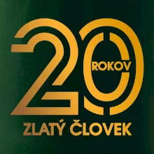 20 rokov zlatý človek