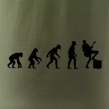 Evolúcia gitarista - noha na kombe