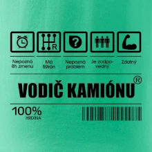 Čiarový kód - Vodič kamiónu