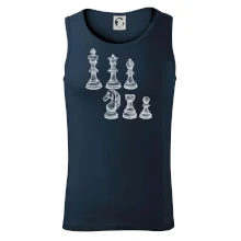 Šachové figúrky kreslené