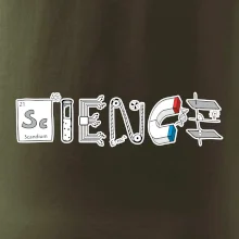 Science věda nápis