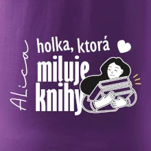 Čiernobiela holka, ktorá miluje knihy - holka - Vaše meno
