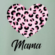 Srdce růžové - mama (Pecka Design)