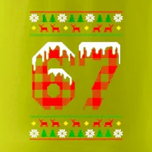 67 vianočný motív