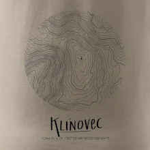 Klínovec - vrstevnice v kruhu