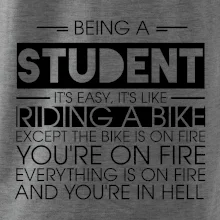 Being a student - bike Being a student - bike