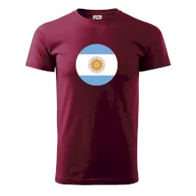 Argentína vlajka guľatá