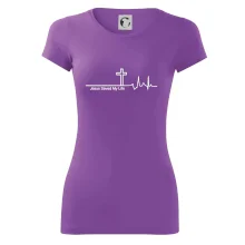 Jesus Saved My Life kríž ekg Jesus Saved My Life kríž ekg